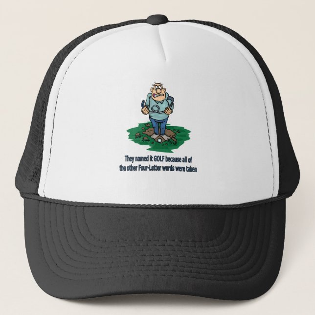 Casquette Ils l'ont appelé golf parce que (Devant)
