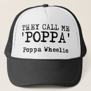 Casquette Ils m'appellent Poppa Wheelie Dirt Bike Motocross 