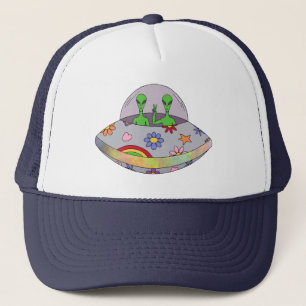 Casquette Ils viennent dans l'UFO de paix