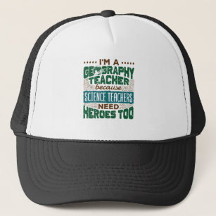 Casquette I'm a Geography Teacher Funny Heroes Appreciation