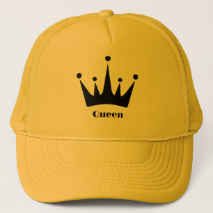 Casquette Image Couronne noire personnalisée Couleur jaune T