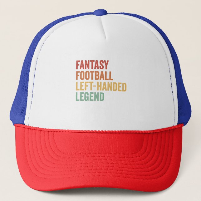 Casquette Imaginaire Football à gauche légende Drôle Retro (Devant)