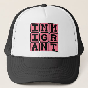 Casquette Immigrant, visiteur étranger