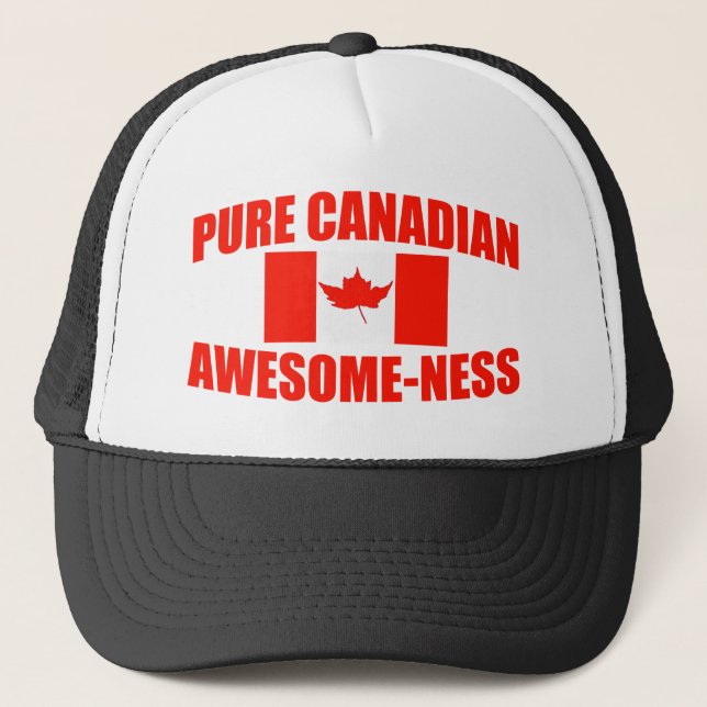Casquette Impressionnant-ness canadien pur (Devant)