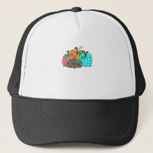 Casquette Imprimé graphique de léopard de citrouille pour fe