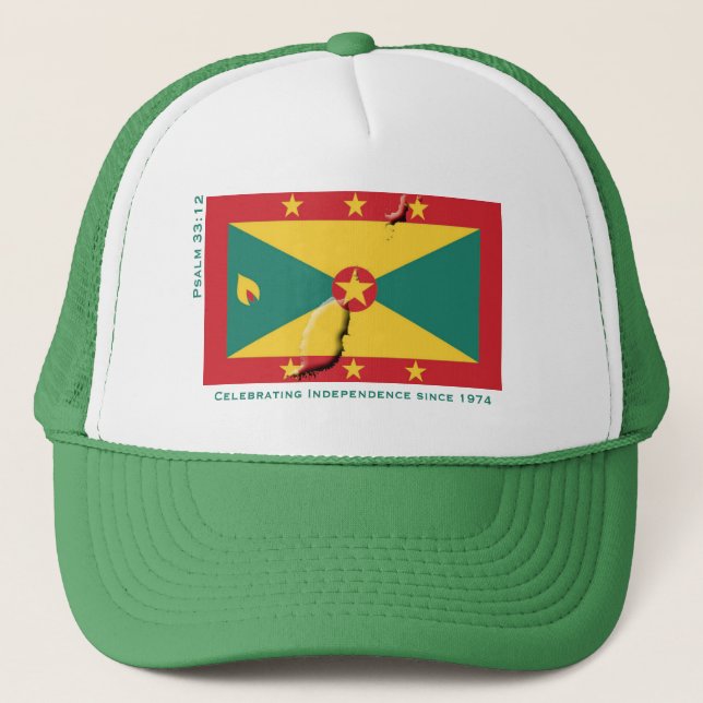 Casquette Indépendance patriotique de la Grenade (Devant)