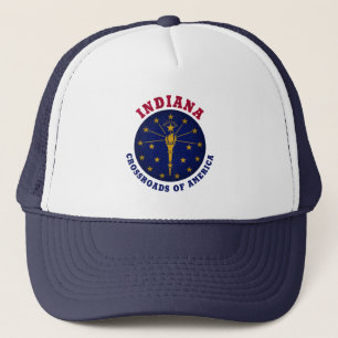 CASQUETTE INDIANA CROSSROADS HAT DE CAMION D'ÉTAT