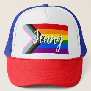 Casquette Indicateur de fierté d'avancement Votre nom