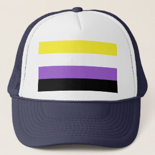 Casquette Indicateur de fierté non binaire