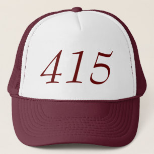 Casquette Indicatif régional 415