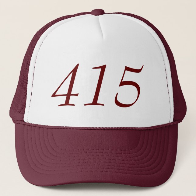 Casquette Indicatif régional 415 (Devant)