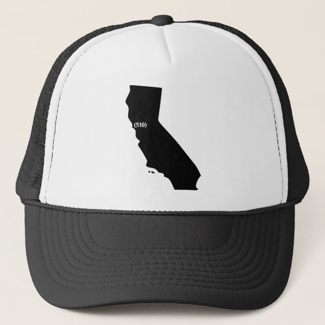 Casquette Indicatif régional 510, la Californie, région de (Devant)