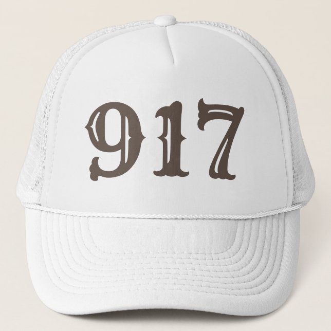 Casquette Indicatif régional 917 (New York) (Devant)