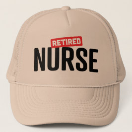 Casquette infirmière à la retraite