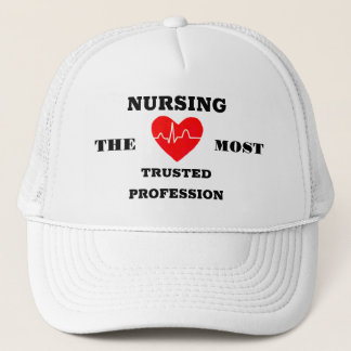 Casquette Infirmière La Profession La Plus Fiable Trucker Ch