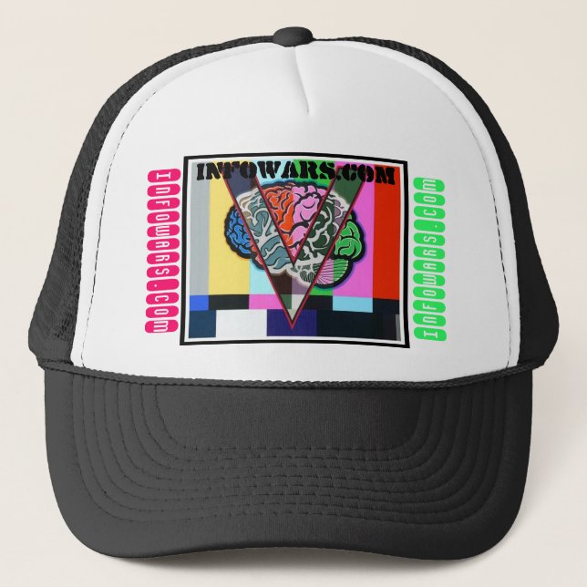 Casquette INFOWARS.COM- V pour la victoire TV est contrôle (Devant)