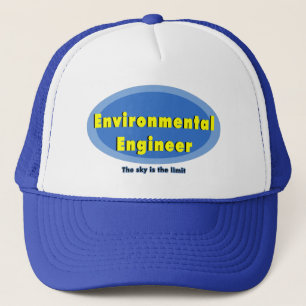 Casquette Ingénieur de l'environnement bleu ovale