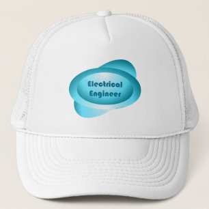 Casquette Ingénieur électricien bleu