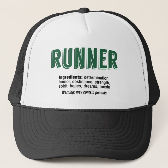 Casquette Ingredients runner (Devant)