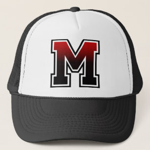 Casquette Initiale du monogramme "M"