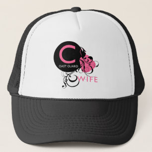 Casquette Initiale fleurie - épouse de la garde côtière