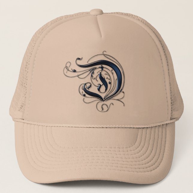 Casquette Initiale vintage D (Devant)