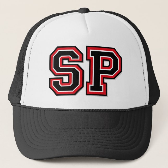 Casquette Initiales du monogramme "SP" (Devant)