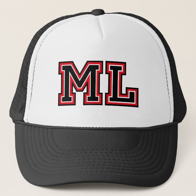 Casquette Initiales 'ML' (Devant)