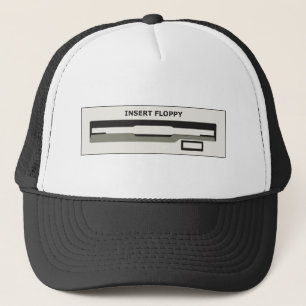 Casquette Insérez le disque souple ici