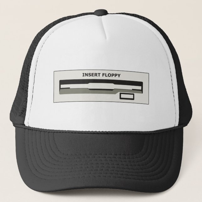 Casquette Insérez le disque souple ici (Devant)