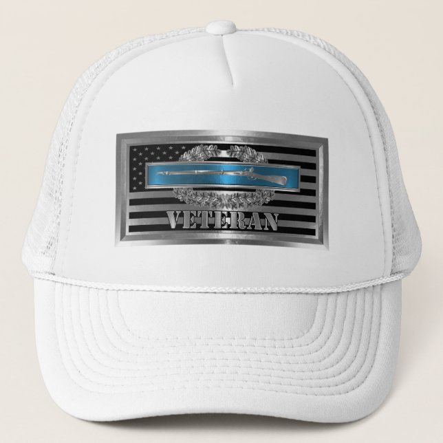 Casquette Insigne d'un vétéran de combat de la CIB - Infante (Devant)
