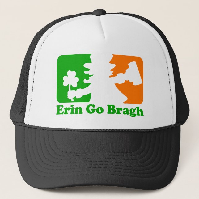 Casquette Insignes de lutin : Erin vont Bragh (Devant)