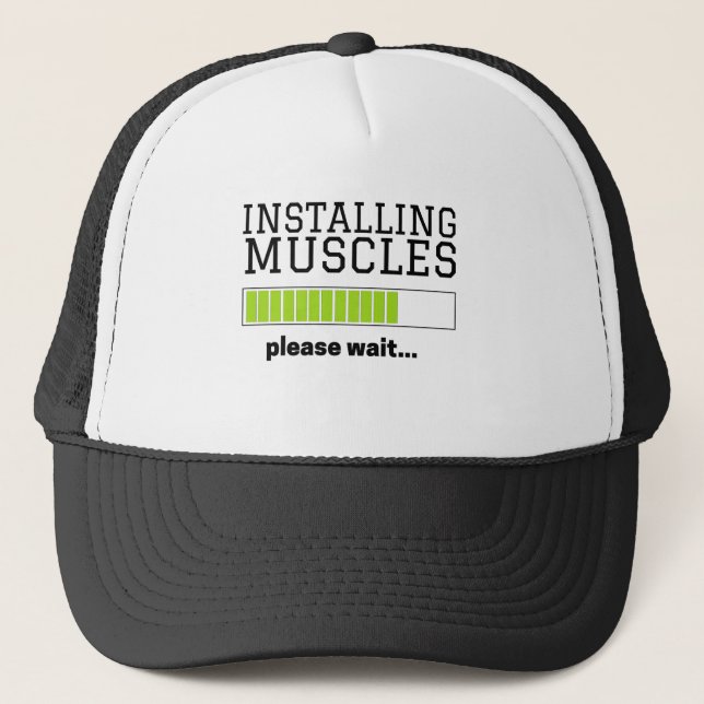 Casquette installation des muscles chargement (Devant)