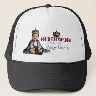 Casquette Invitation pour le premier anniversaire du petit r