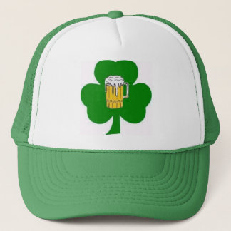 Casquette irlandais de bière de shamrock
