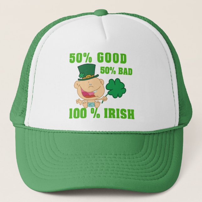 Casquette Irlandais drôle (Devant)