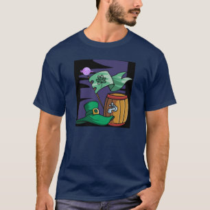 Casquette irlandais et T-shirt homme de la marine