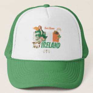 Casquette Irlande Pavillon Vintage St. Patrick's Day Retro