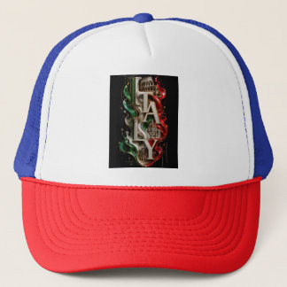 Casquette Italie Marbre Luxueux Typographie 3D