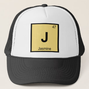 Casquette J - Chimie du Jasmin Symbole du tableau périodique