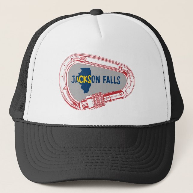 Casquette Jackson Falls Illinois Rock Escalade Carabiner (Devant)