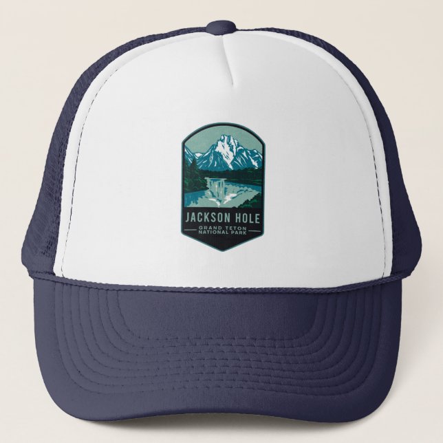 Casquette Jackson Hole Grand Teton National Park (Devant)