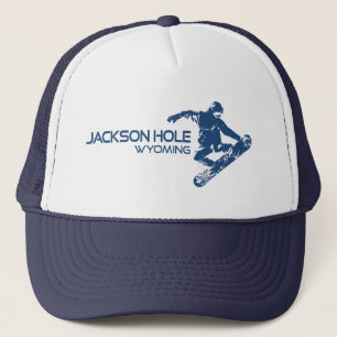 Casquette Jackson Hole Wyoming Snowboardeur