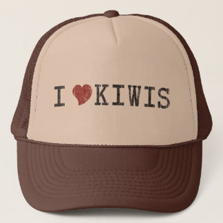 Casquette J'adore le Chapeau Vintage Rétro Kiwis