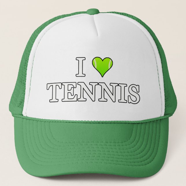 Casquette J'adore le tennis (Devant)
