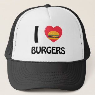 Casquette J'adore les burgers
