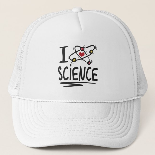 Casquette J'adore les sciences (Devant)