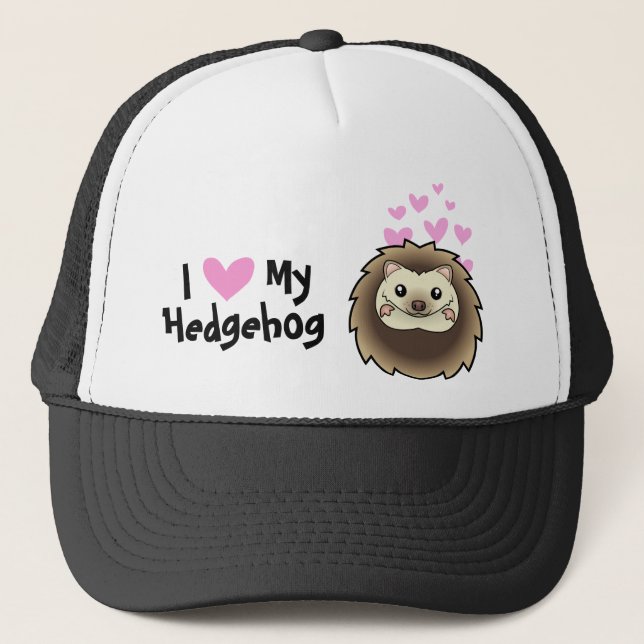 Casquette J'adore mon hérisson (Devant)