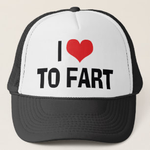 Casquette J'adore Péter du Cœur - Humour de Pet drôle