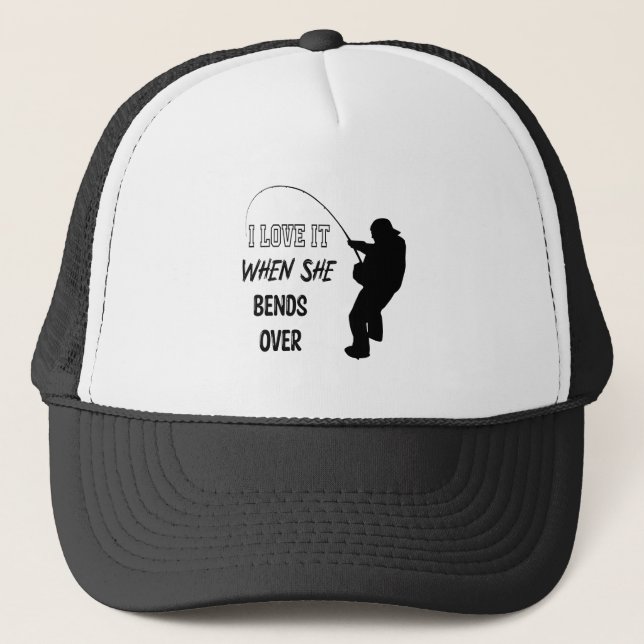Casquette J'adore quand elle se penche sur le graphique de l (Devant)